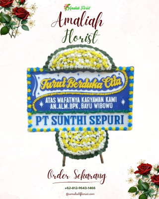 Papan Bunga Duka di Slogohimo